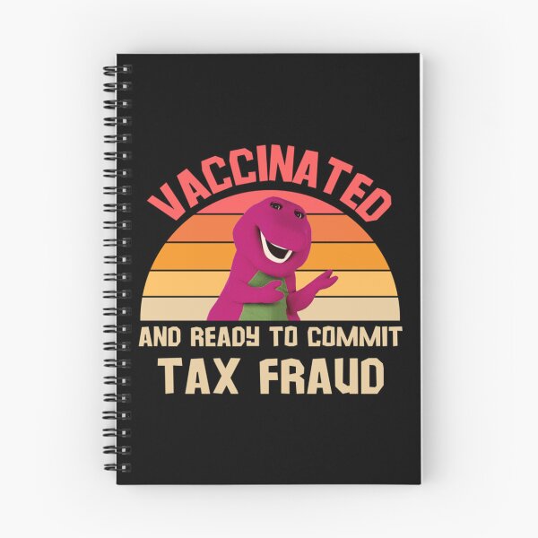 Item preview, Vacunados y listos para cometer fraude fiscal, divertido meme de la temporada de impuestos 2022 designed and sold by CharsyWatson.