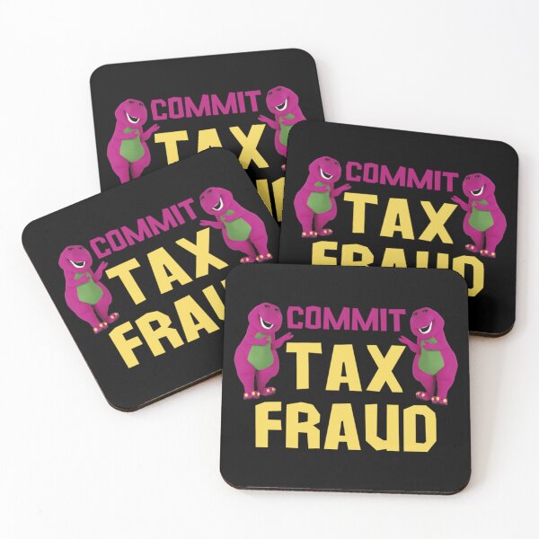 Item preview, commit tax fraud, funny tax season 2022 meme designed and sold by CharsyWatson.