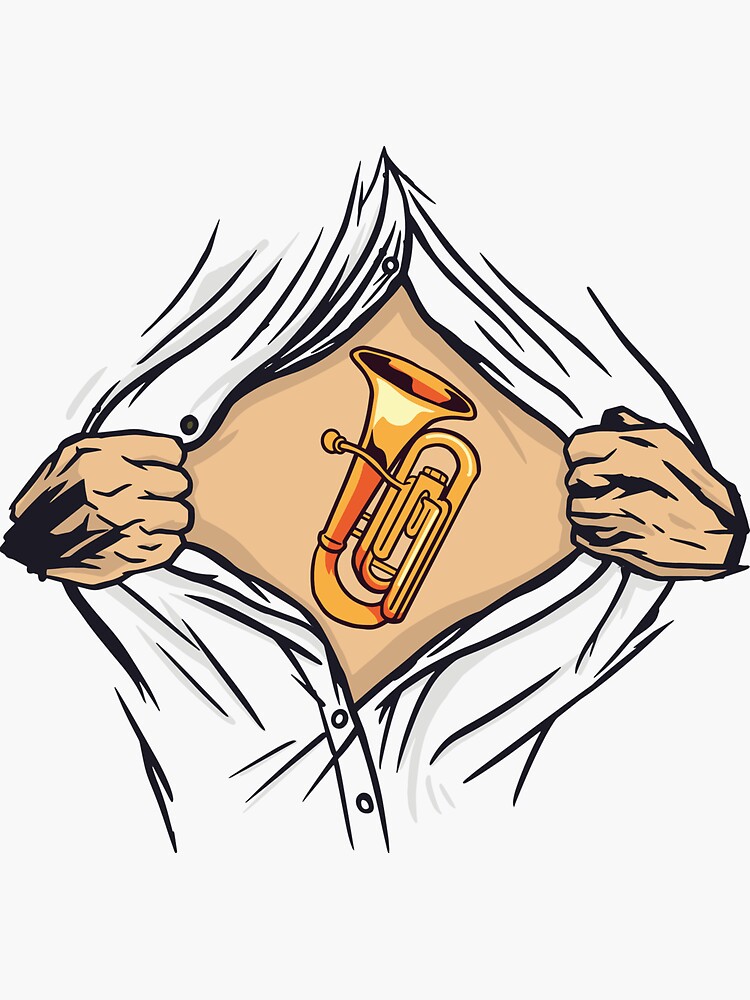 "Tuba Music Teacher" Sticker for Sale by Selbstdesigner Redbubble