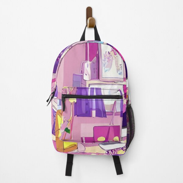 Item preview, Lived-in Kawaii dorm room designed and sold by Art-of-AI.