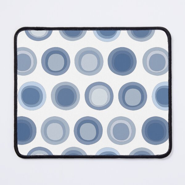 Item preview, Winter halo sundog sky circles in blues designed and sold by AngelDawnDesign.
