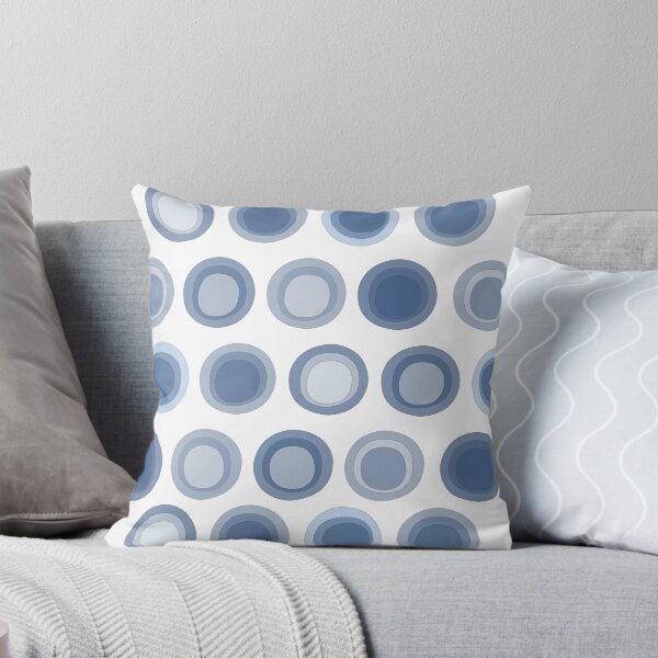 Item preview, Winter halo sundog sky circles in blues  designed and sold by AngelDawnDesign.
