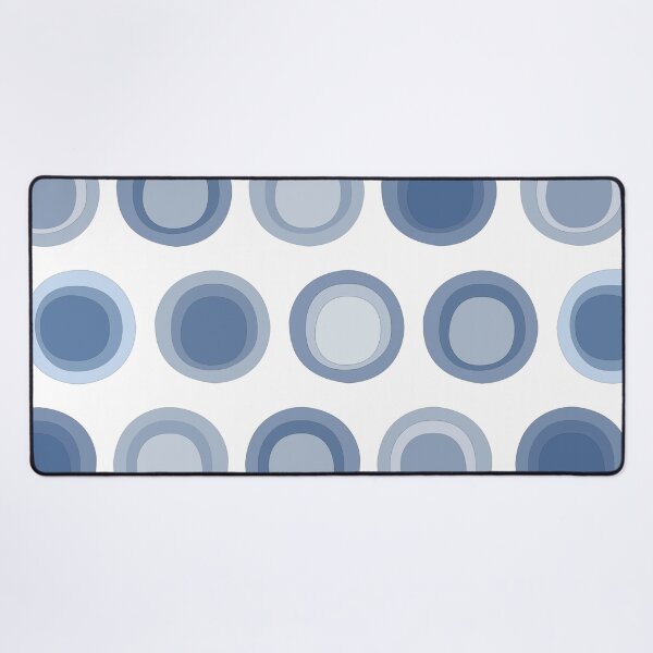 Item preview, Winter halo sundog sky circles in blues designed and sold by AngelDawnDesign.