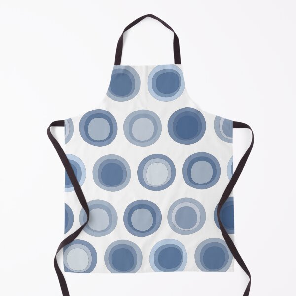 Item preview, Winter halo sundog sky circles in blues designed and sold by AngelDawnDesign.