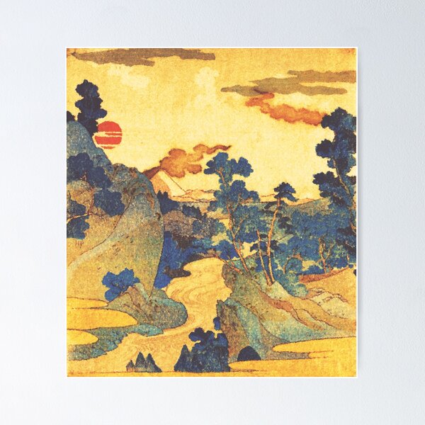 Item preview, Ancient Path to Kunisada - Nature Landscape designed and sold by Kijiermono.