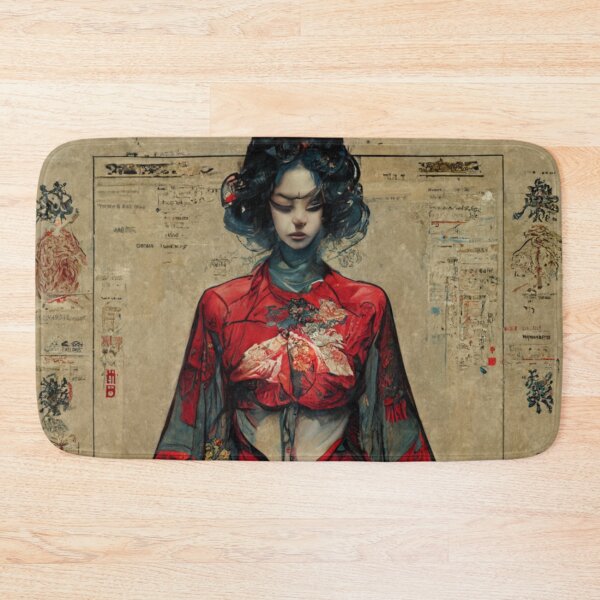 Artikelvorschau, Japanische Cyberpunk-Sci-Fi-Mechaniker-Geisha entworfen und verkauft von Alladin7.