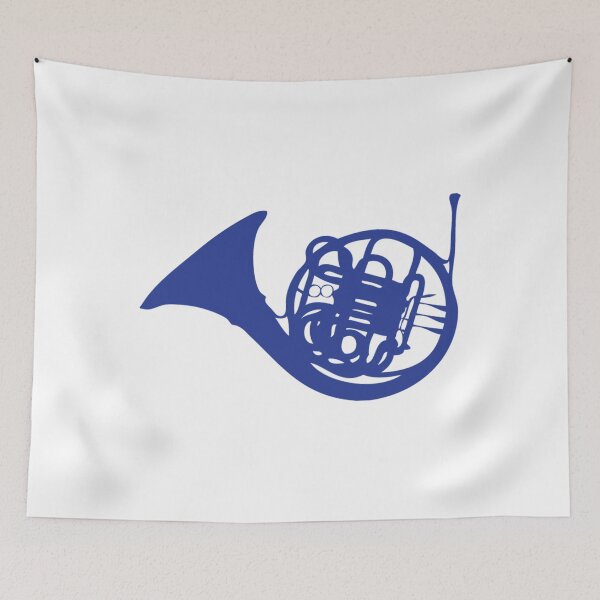 Item preview, Blue French Horn   designed and sold by CovSanza.