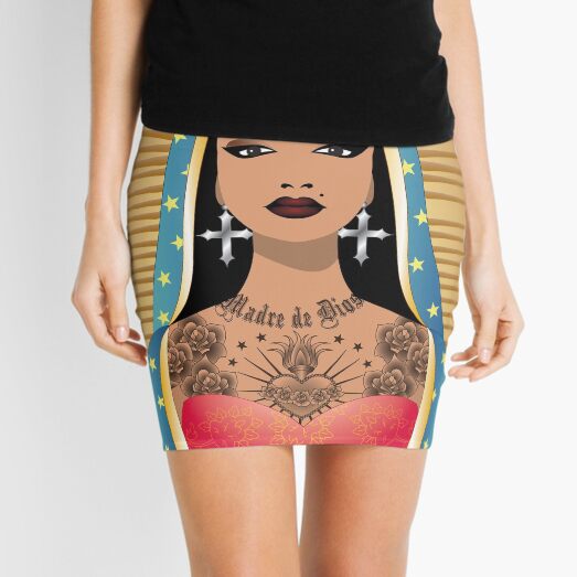 Chola Guadalupe Minifalda