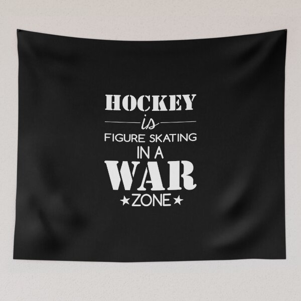 Item preview, Hockey Is Figure Skating In A War Zone Hockey Fan Essential T-Shirt designed and sold by rosaliarlwsa.