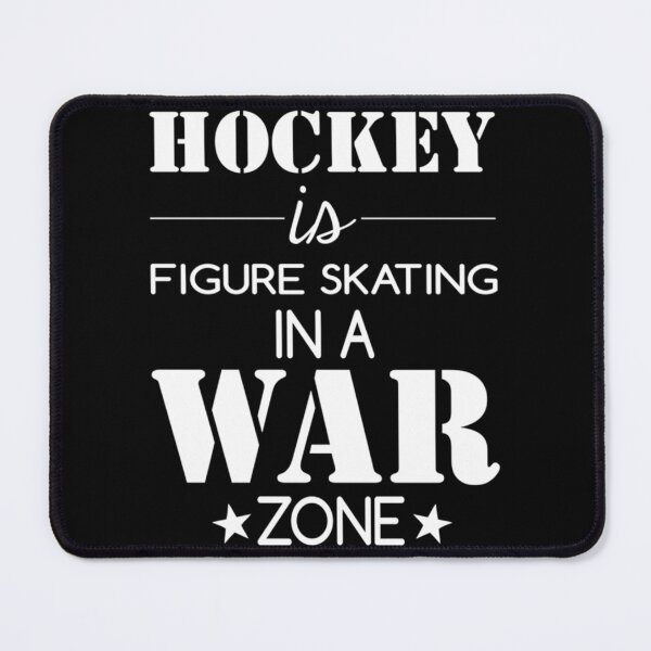 Item preview, Hockey Is Figure Skating In A War Zone Hockey Fan Essential T-Shirt designed and sold by rosaliarlwsa.