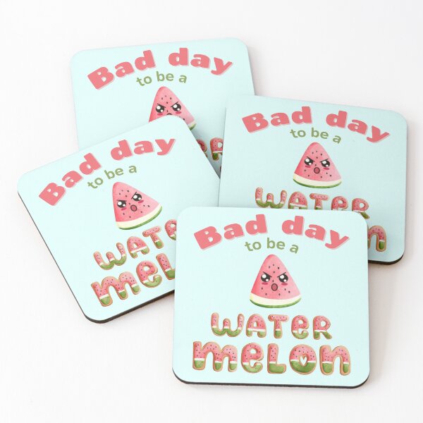 Item preview, Bad Day to be A Watermelon Funny Cute Kawaii designed and sold by LoveSeasonz.