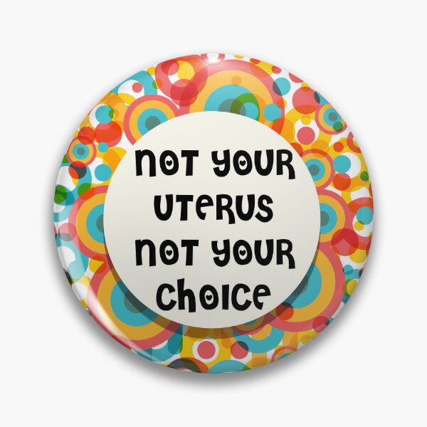 Item preview, Not your Uterus not your Choice high quality text t-shirt designed and sold by Aarzu Artist.