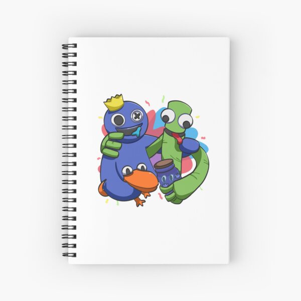 rainbow friends game Spiral Notebook for Sale by malta-bella