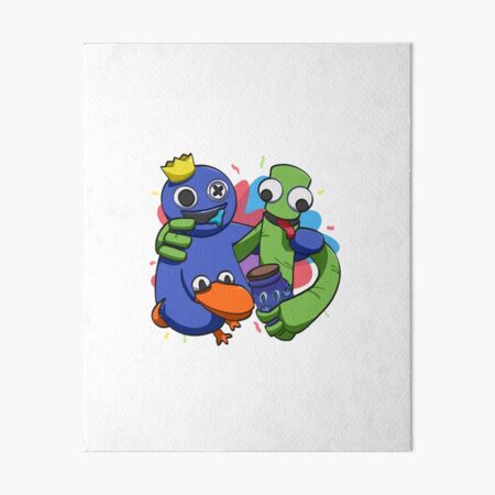 Rainbow Friends Hug it Out  Art Board Print for Sale by shifflette1