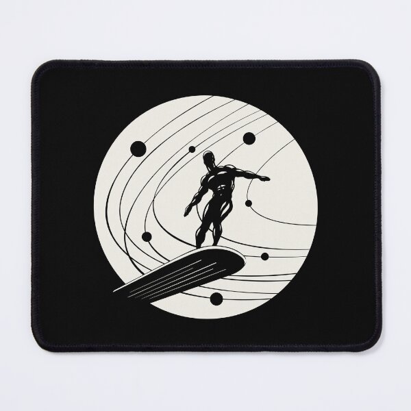 Item preview, Silver Surfer minimalist white designed and sold by LapinMagnetik.