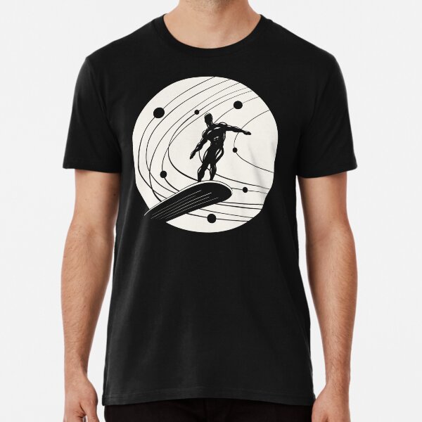 Item preview, Silver Surfer minimalist white designed and sold by LapinMagnetik.