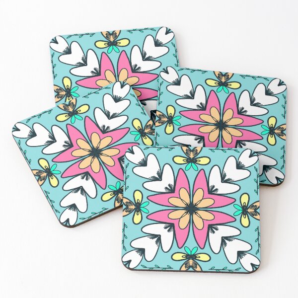 Item preview, Bright Tropical Floral Mosaic designed and sold by LaBellCreative.