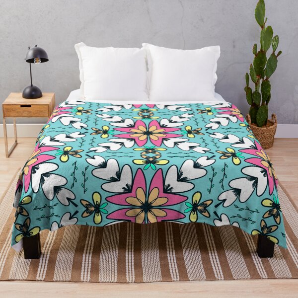 Item preview, Bright Tropical Floral Mosaic designed and sold by LaBellCreative.