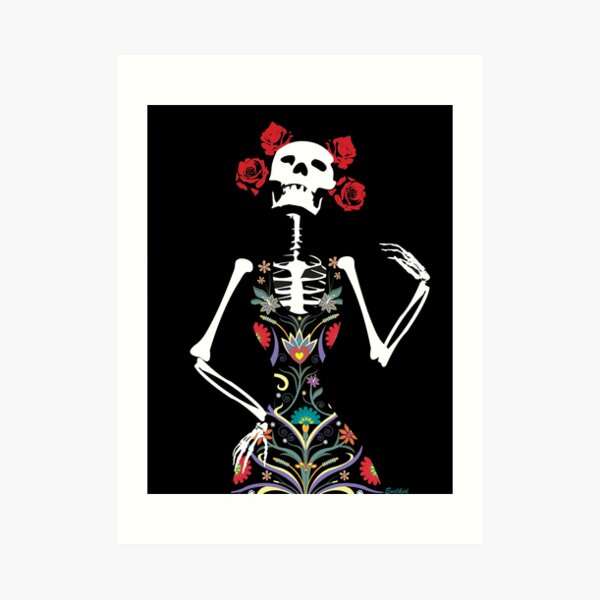 La Catrina Kunstdruck