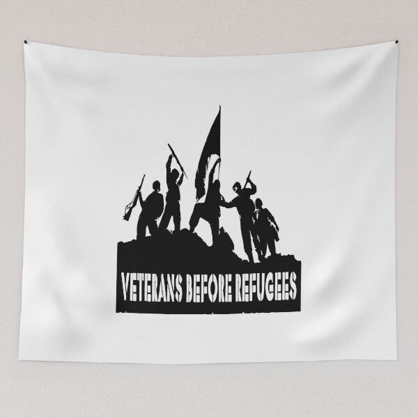 Item preview, Veterans Before Refugees designed and sold by printhappy4you.