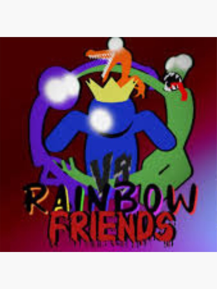 rainbow friends  Sticker for Sale by vinna-cat