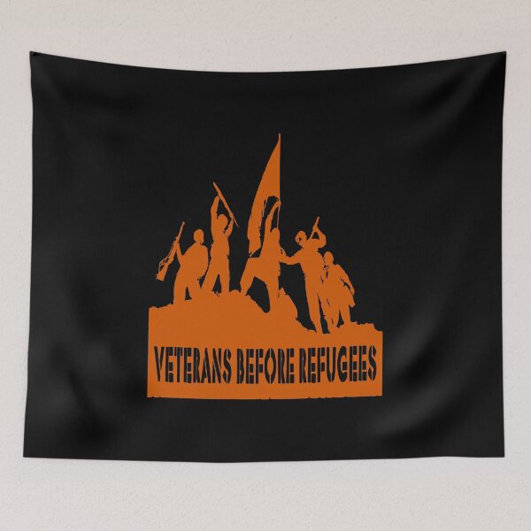 Item preview, Veterans Before Refugees designed and sold by printhappy4you.