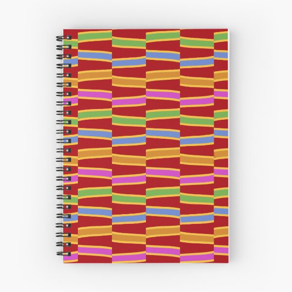 Item preview, Terry Red and Multi Colour Pattern designed and sold by Jill Vance.