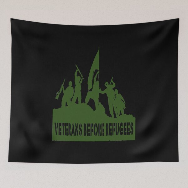 Item preview, Veterans Before Refugees designed and sold by printhappy4you.