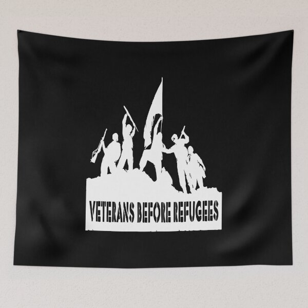 Item preview, Veterans Before Refugees designed and sold by printhappy4you.
