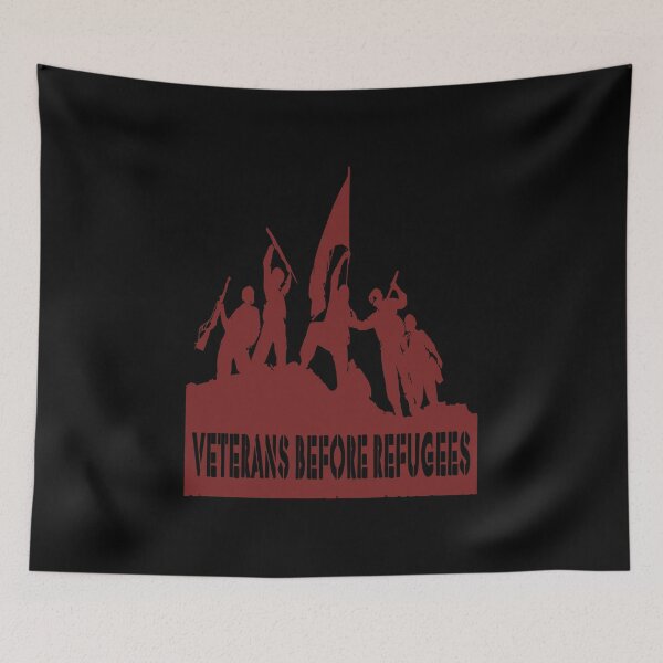 Item preview, Veterans Before Refugees designed and sold by printhappy4you.