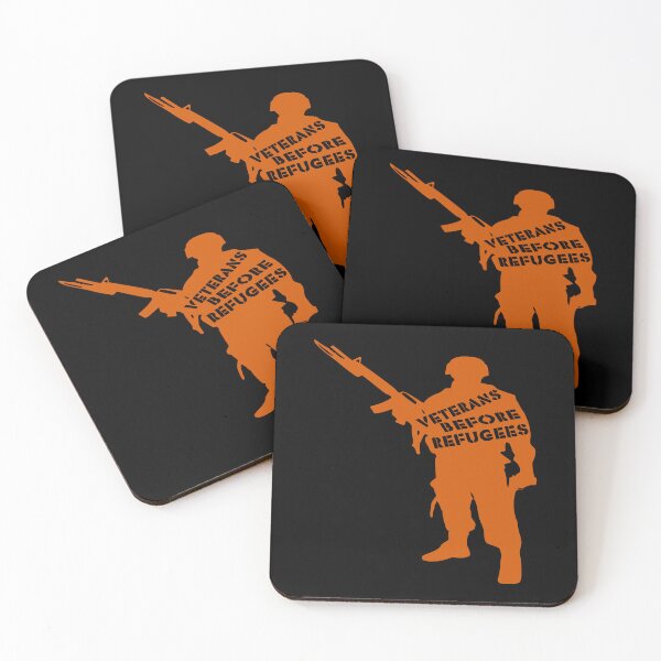 Item preview, Veterans Before Refugees designed and sold by printhappy4you.