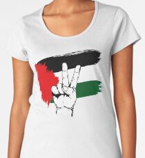 PEACE PALESTINE Women's Premium T-Shirt
