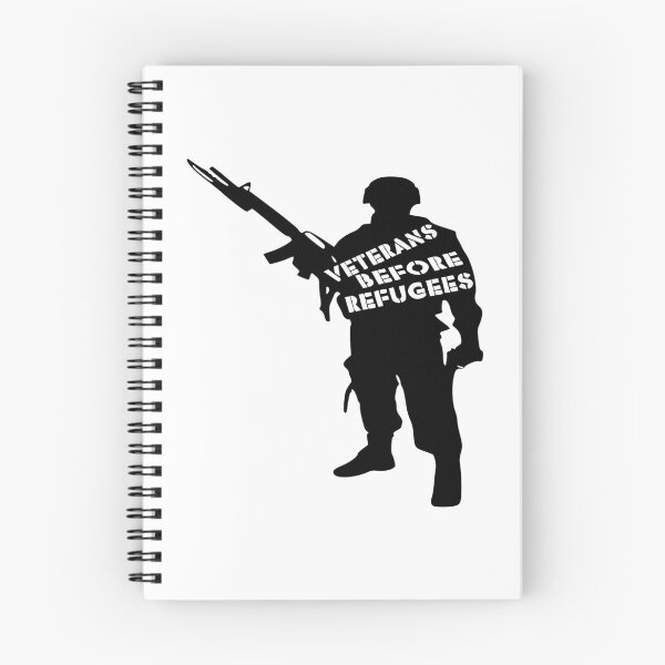 Item preview, Veterans Before Refugees designed and sold by printhappy4you.