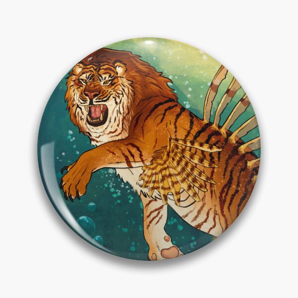 Item preview, Lion Fish Tiger Hybrid designed and sold by VulpiSketch.