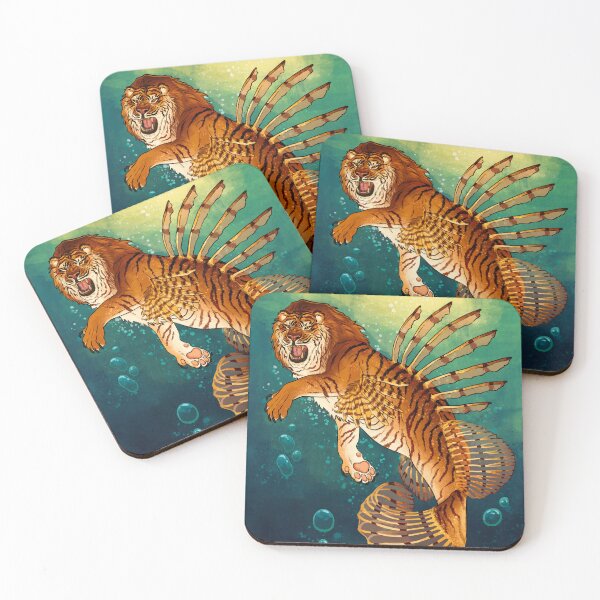 Item preview, Lion Fish Tiger Hybrid designed and sold by VulpiSketch.