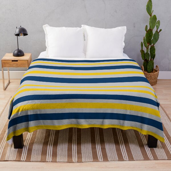 Item preview, Variable Stripe Pattern in Silver Grey, Mustard Yellow, and Navy Blue designed and sold by kierkegaard.