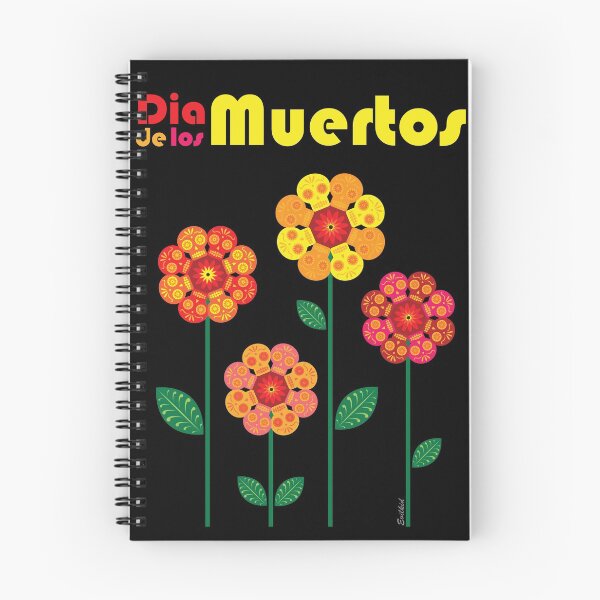 Item preview, Dia De los Muertos skull flowers designed and sold by evilkidart.