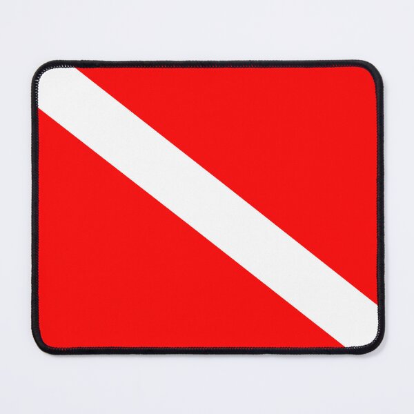 Item preview, Scuba diving flag design v1 designed and sold by Twenty Twenty Visions.