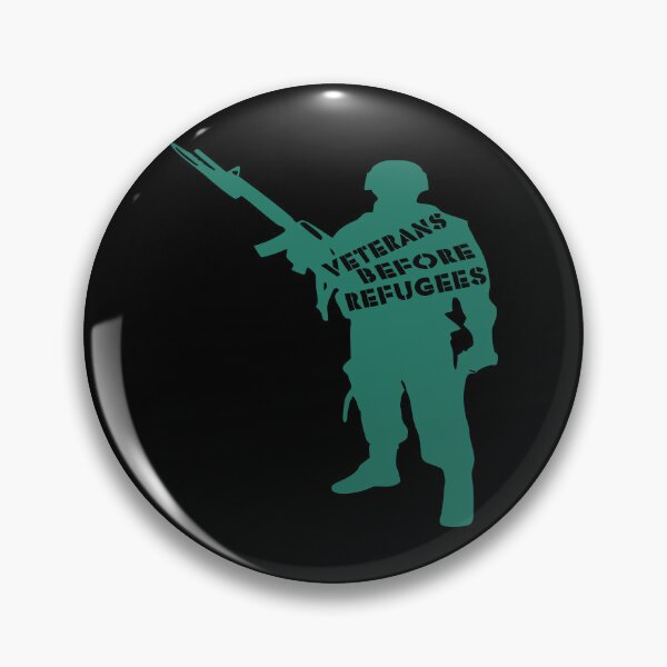 Item preview, Veterans Before Refugees designed and sold by printhappy4you.