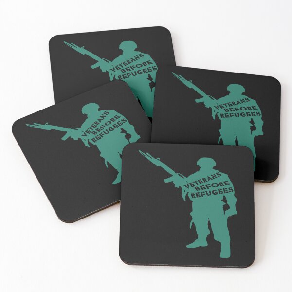 Item preview, Veterans Before Refugees designed and sold by printhappy4you.