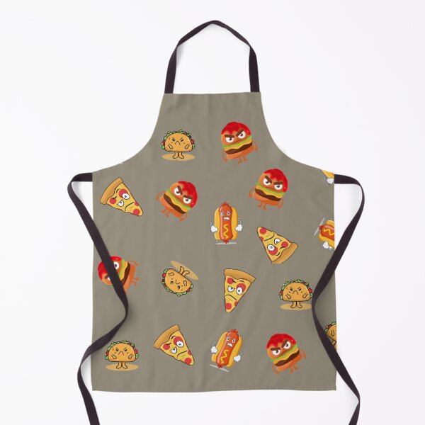 Item preview, Angry Fastfood pattern - fast food designed and sold by Forz Art.