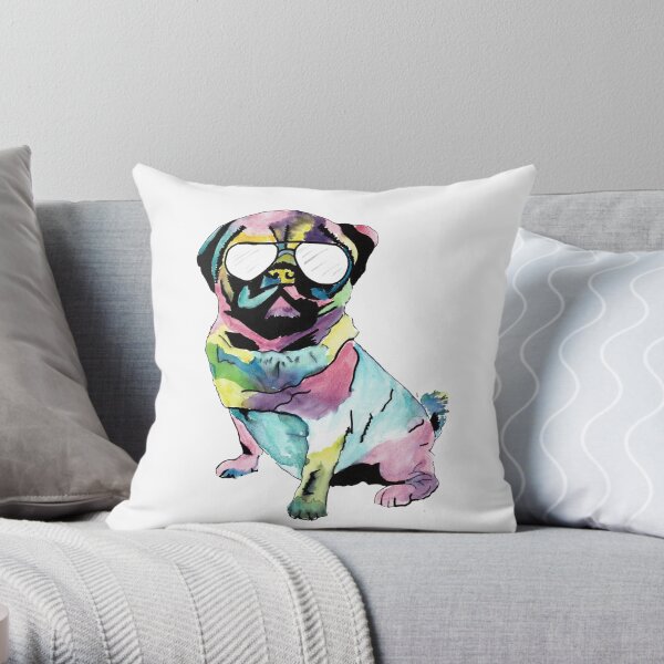 Pug Throw Pillow