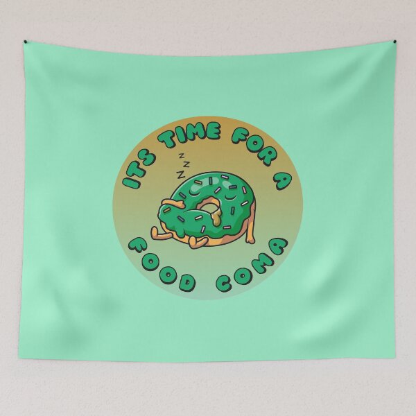 Item preview, Its Time For A Food Coma Green Donut designed and sold by everything4eva.
