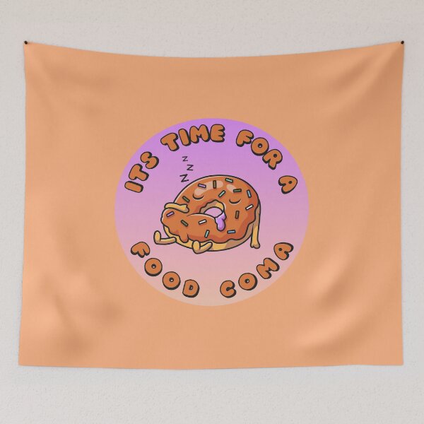 Item preview, Its Time For A Food Coma Orange Donut designed and sold by everything4eva.