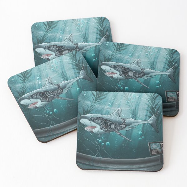 Item preview, The Abandoned Great White Shark designed and sold by VulpiSketch.