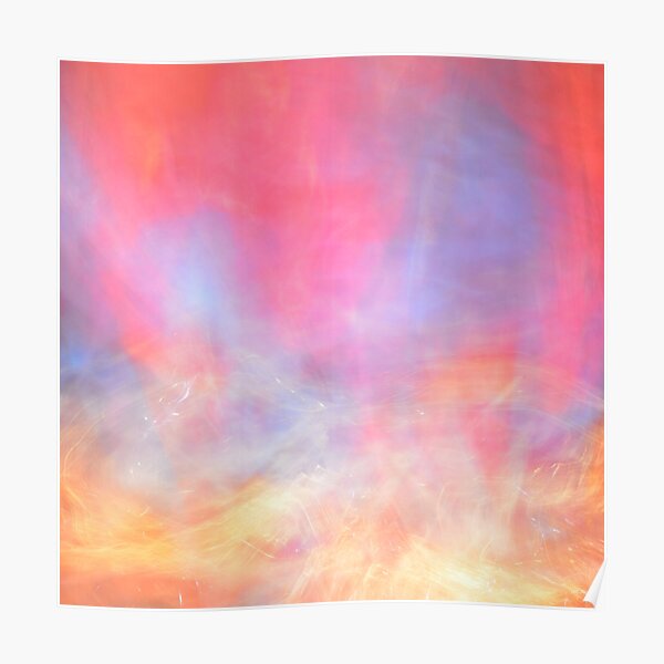 Pink Meets Blue Poster