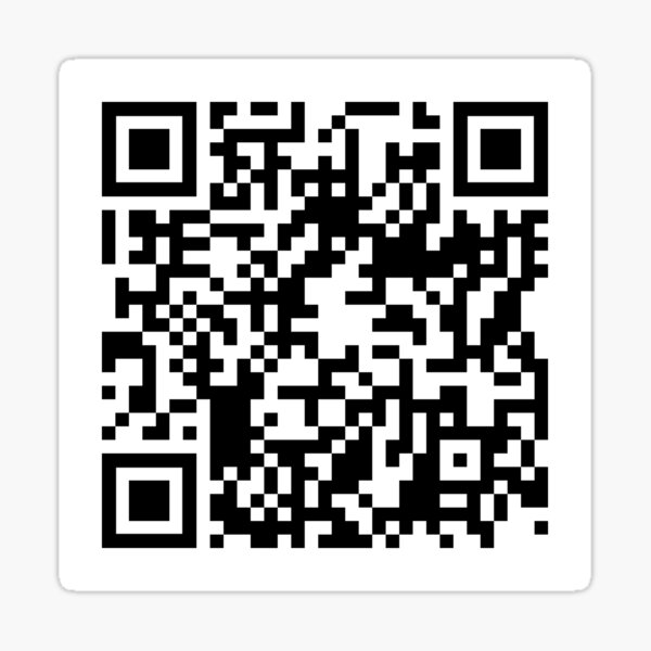 All star smash mouth qr code Sticker for Sale by julloo