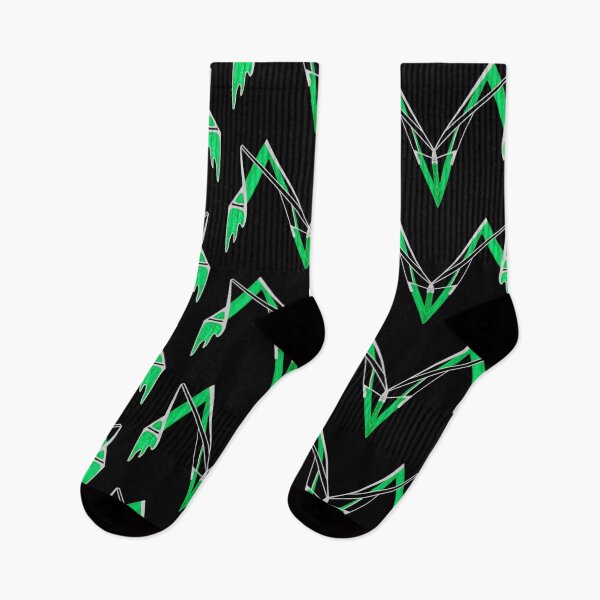 Item preview, Trippy Dark Triangle Design - Lime Green designed and sold by Lucidesigns.