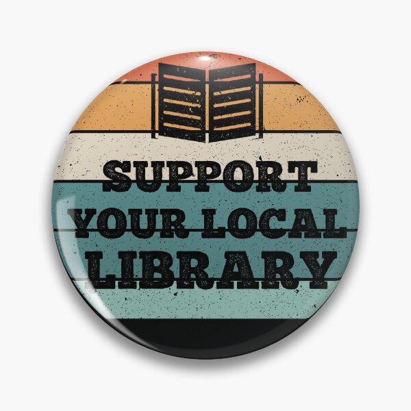 Item preview, Support your local library - vintage designed and sold by AdelDa19.