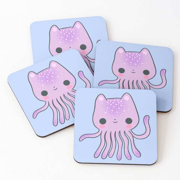 Item preview, Kawaii Octocat - Octopus Cat Jelly Fish Kitty designed and sold by FreyaDraws.